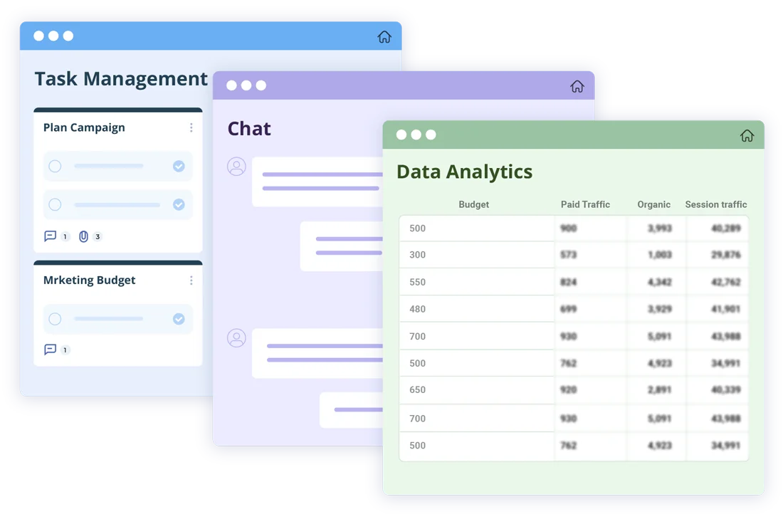 Data lives in different tools