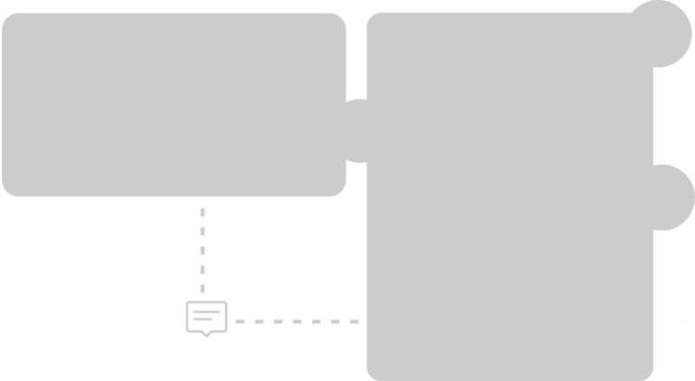 Slingshot featuring tasks to team discussion