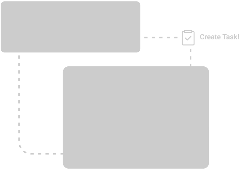 Slingshot featuring pinned content to task