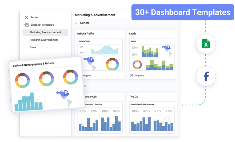 Slingshot Ready-to-Use Templates for Marketing Teams Slingshot Ready-to-Use Templates for Marketing Teams with Data Sources
