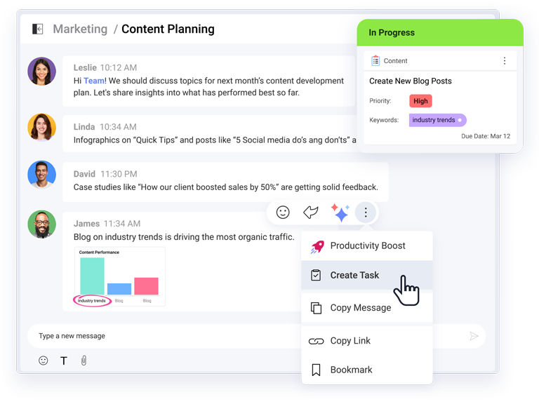 Slingshot Productivity Boost - Turn Messages and Dashboards into Actionable Tasks