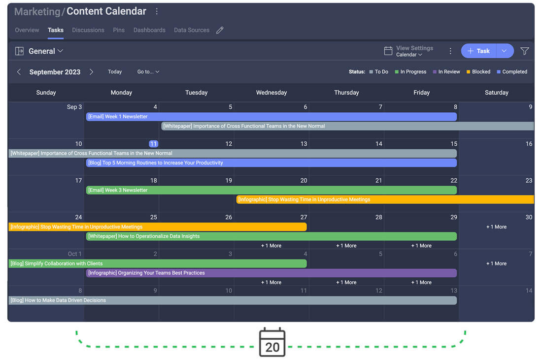 Create Content Marketing Calendars Easily With Slingshot App