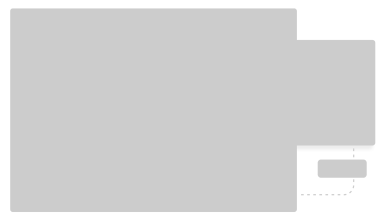 Timeline showing tasks, dependencies, due dates and start dates within Slingshot.