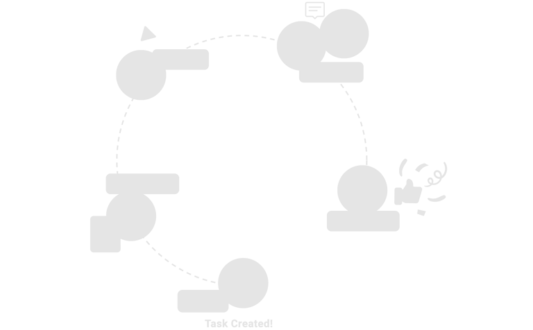 Slingshot streamline process with team and task status