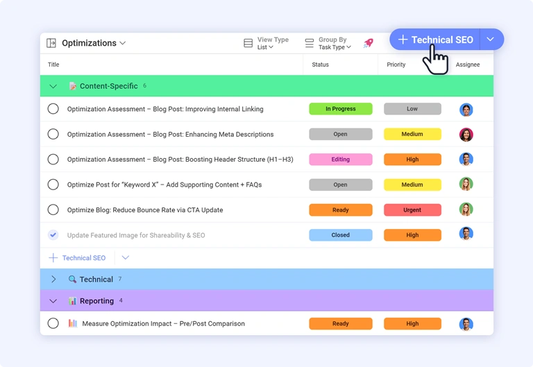 Optimizations project